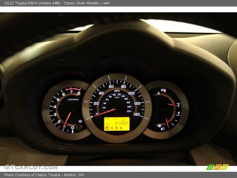 Classic Silver Metallic / Ash 2012 Toyota RAV4 Limited 4WD