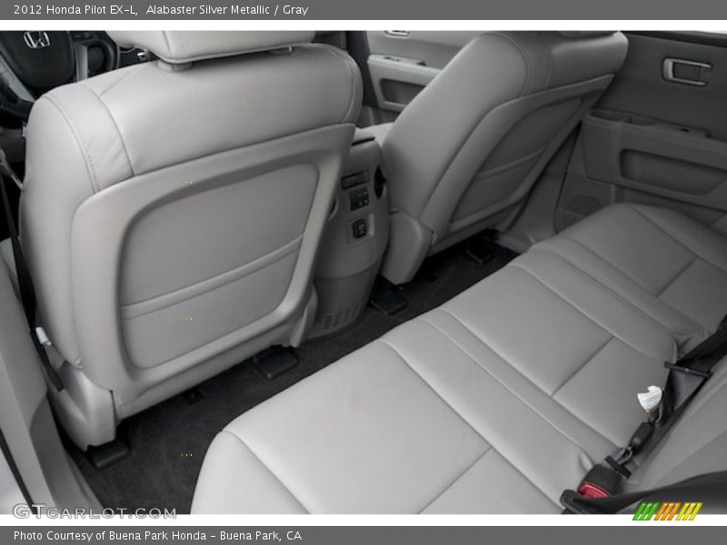 Alabaster Silver Metallic / Gray 2012 Honda Pilot EX-L