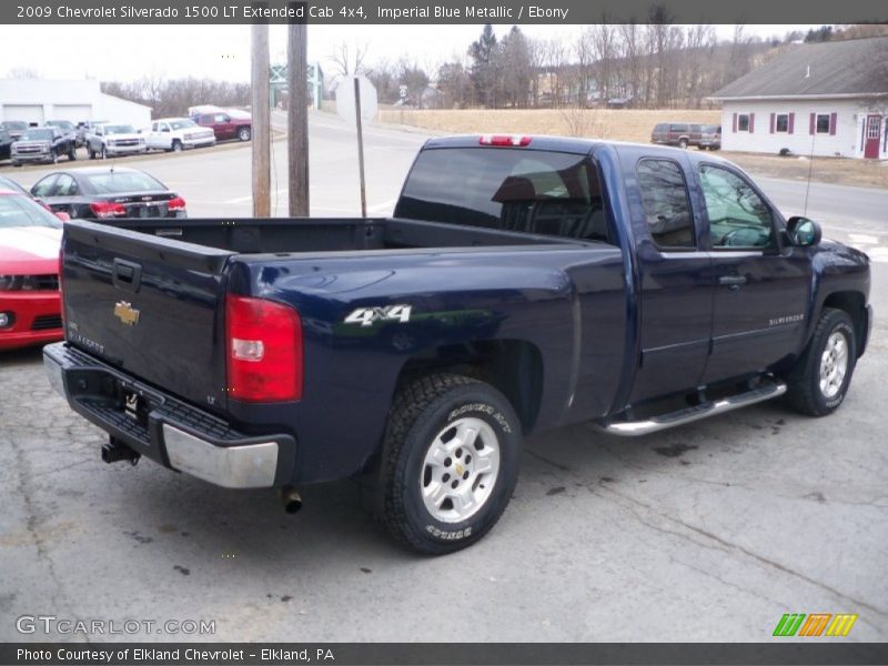 Imperial Blue Metallic / Ebony 2009 Chevrolet Silverado 1500 LT Extended Cab 4x4