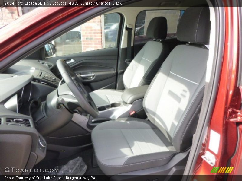 Sunset / Charcoal Black 2014 Ford Escape SE 1.6L EcoBoost 4WD