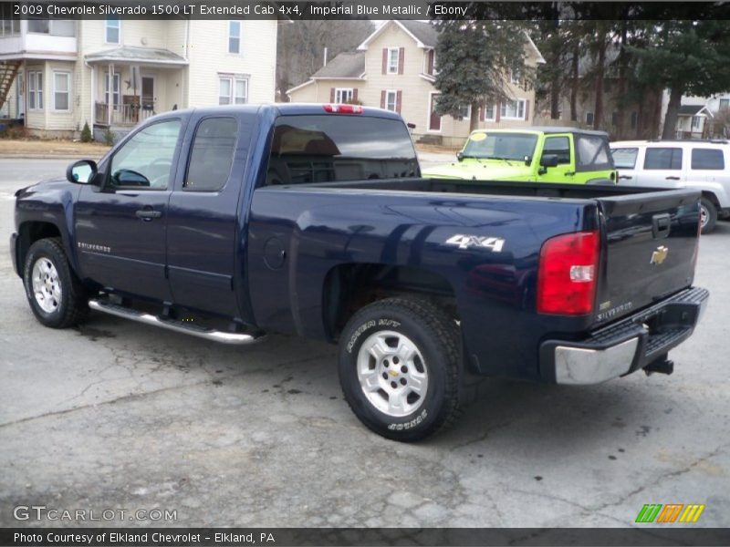 Imperial Blue Metallic / Ebony 2009 Chevrolet Silverado 1500 LT Extended Cab 4x4
