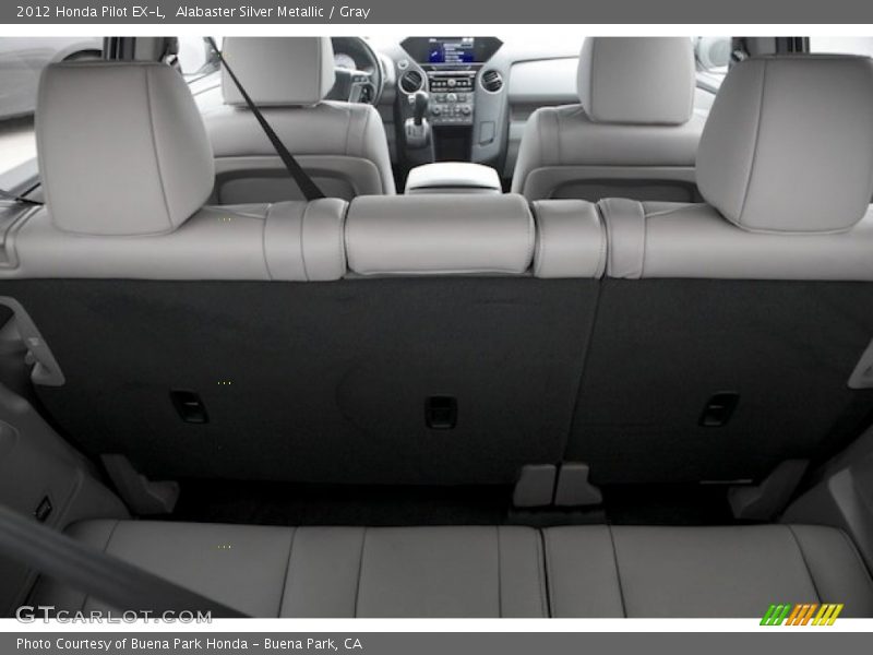 Alabaster Silver Metallic / Gray 2012 Honda Pilot EX-L