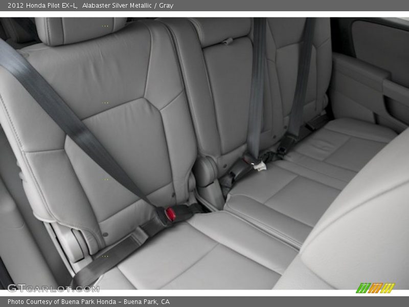 Alabaster Silver Metallic / Gray 2012 Honda Pilot EX-L