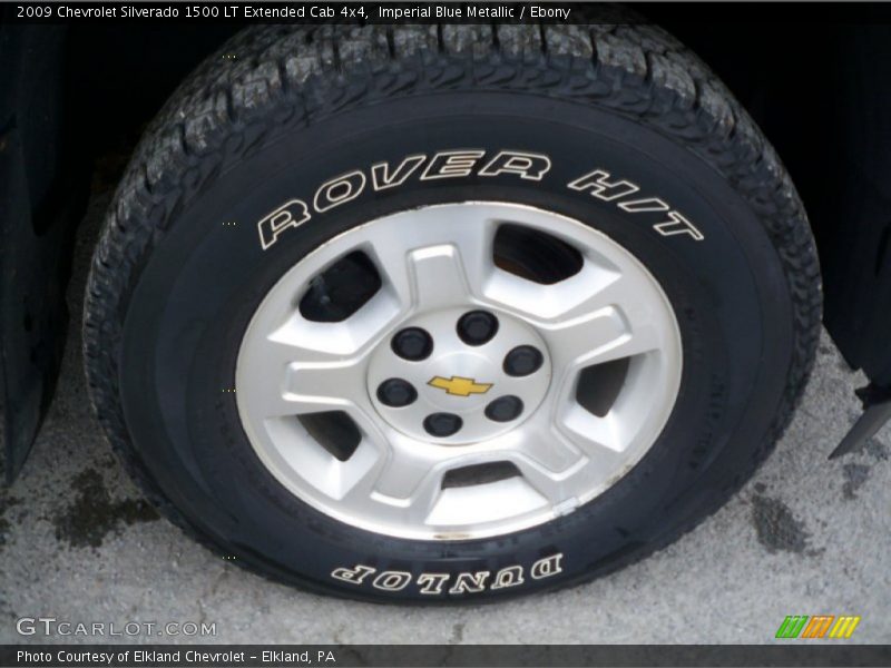 Imperial Blue Metallic / Ebony 2009 Chevrolet Silverado 1500 LT Extended Cab 4x4