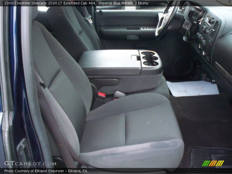 Imperial Blue Metallic / Ebony 2009 Chevrolet Silverado 1500 LT Extended Cab 4x4
