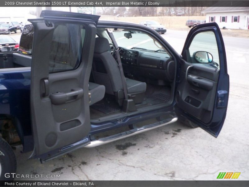 Imperial Blue Metallic / Ebony 2009 Chevrolet Silverado 1500 LT Extended Cab 4x4