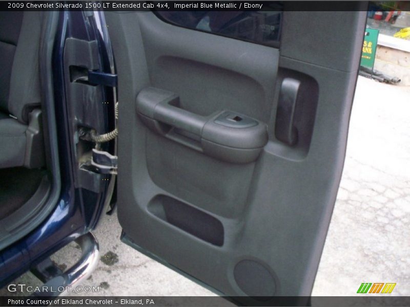 Imperial Blue Metallic / Ebony 2009 Chevrolet Silverado 1500 LT Extended Cab 4x4