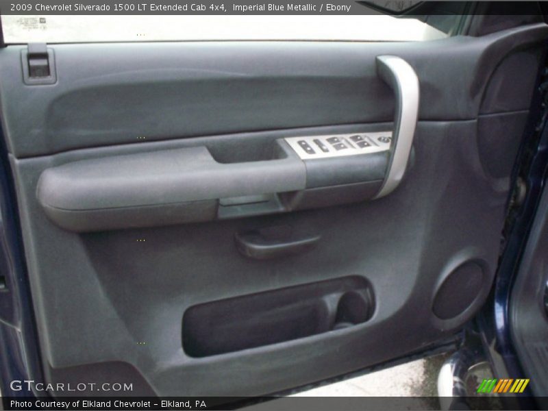 Imperial Blue Metallic / Ebony 2009 Chevrolet Silverado 1500 LT Extended Cab 4x4