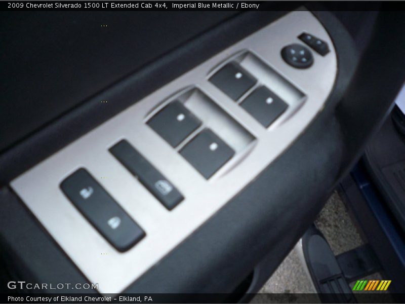 Imperial Blue Metallic / Ebony 2009 Chevrolet Silverado 1500 LT Extended Cab 4x4