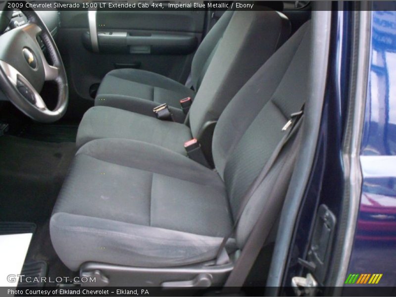 Imperial Blue Metallic / Ebony 2009 Chevrolet Silverado 1500 LT Extended Cab 4x4