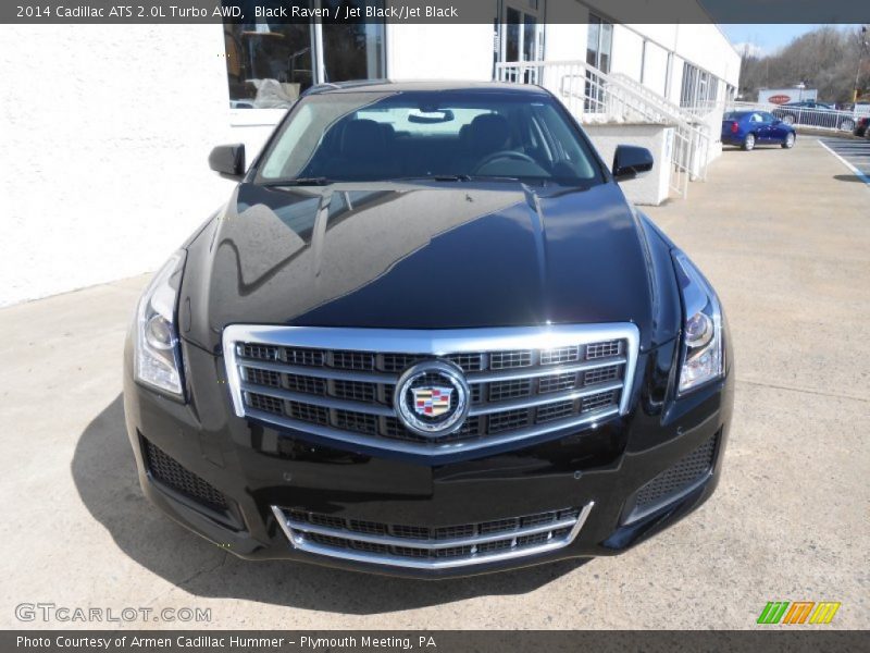 Black Raven / Jet Black/Jet Black 2014 Cadillac ATS 2.0L Turbo AWD