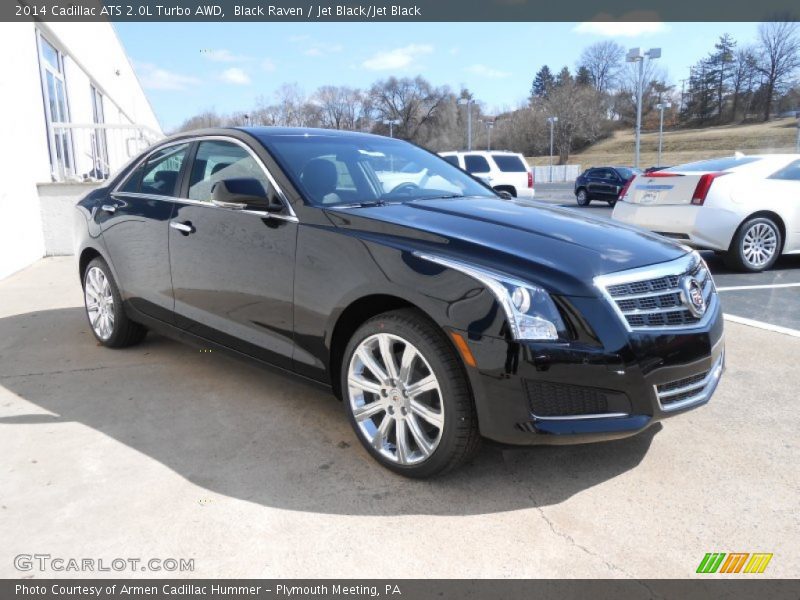 Black Raven / Jet Black/Jet Black 2014 Cadillac ATS 2.0L Turbo AWD