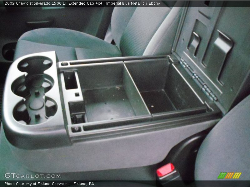 Imperial Blue Metallic / Ebony 2009 Chevrolet Silverado 1500 LT Extended Cab 4x4