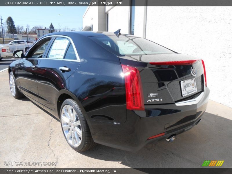 Black Raven / Jet Black/Jet Black 2014 Cadillac ATS 2.0L Turbo AWD