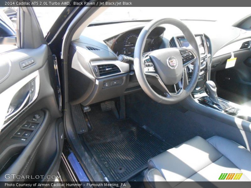 Black Raven / Jet Black/Jet Black 2014 Cadillac ATS 2.0L Turbo AWD