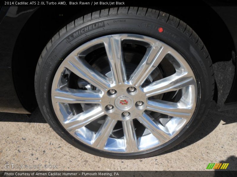 Black Raven / Jet Black/Jet Black 2014 Cadillac ATS 2.0L Turbo AWD