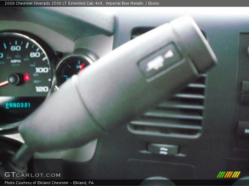 Imperial Blue Metallic / Ebony 2009 Chevrolet Silverado 1500 LT Extended Cab 4x4
