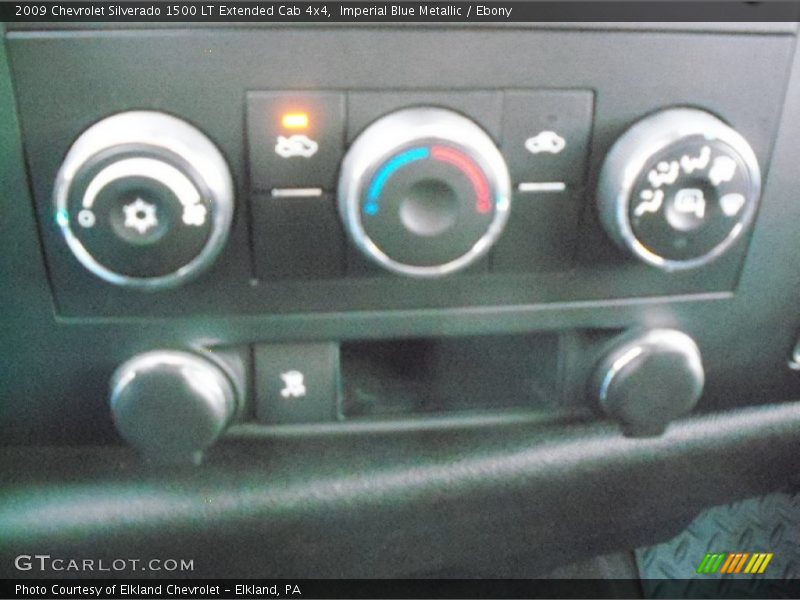Imperial Blue Metallic / Ebony 2009 Chevrolet Silverado 1500 LT Extended Cab 4x4
