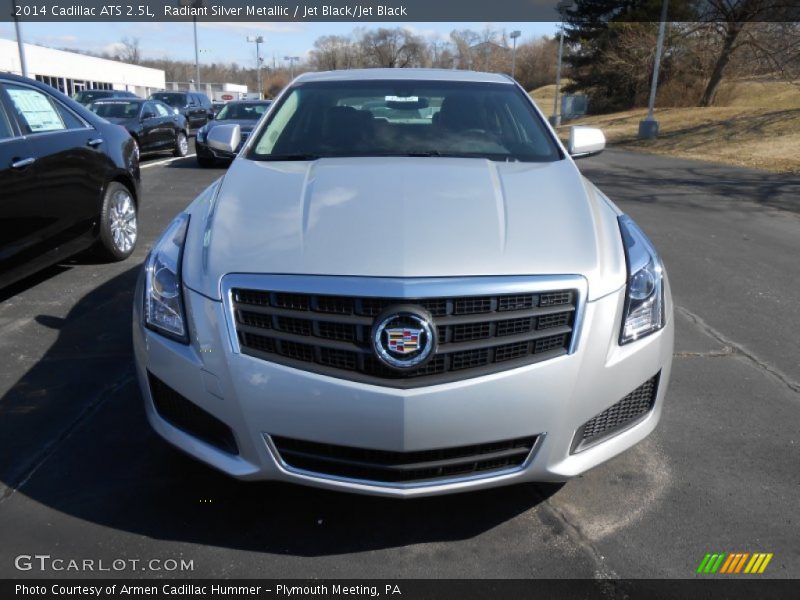 Radiant Silver Metallic / Jet Black/Jet Black 2014 Cadillac ATS 2.5L