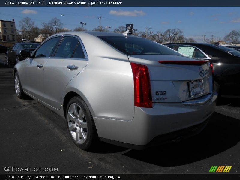 Radiant Silver Metallic / Jet Black/Jet Black 2014 Cadillac ATS 2.5L