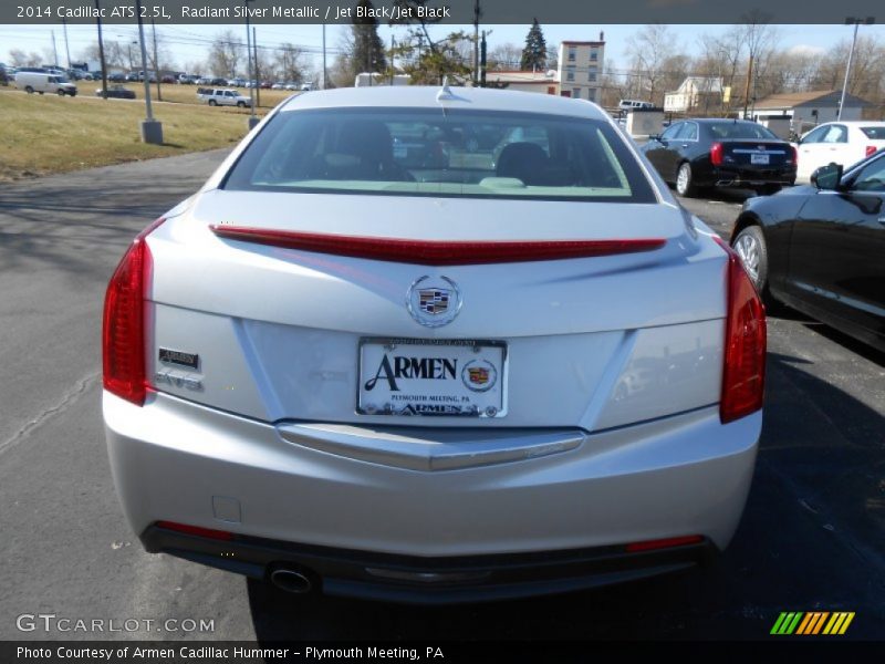 Radiant Silver Metallic / Jet Black/Jet Black 2014 Cadillac ATS 2.5L
