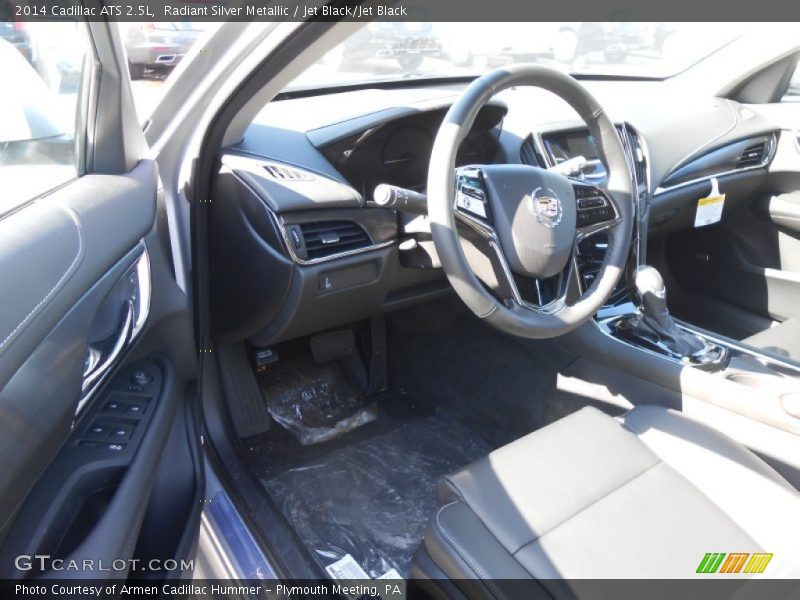 Radiant Silver Metallic / Jet Black/Jet Black 2014 Cadillac ATS 2.5L