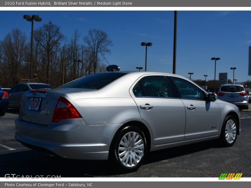 Brilliant Silver Metallic / Medium Light Stone 2010 Ford Fusion Hybrid