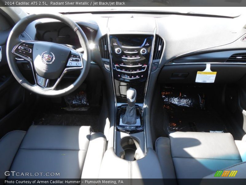 Radiant Silver Metallic / Jet Black/Jet Black 2014 Cadillac ATS 2.5L