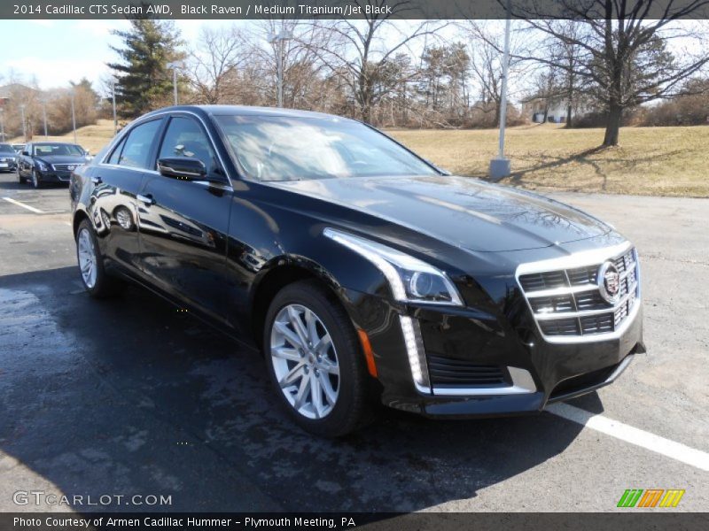 Black Raven / Medium Titanium/Jet Black 2014 Cadillac CTS Sedan AWD