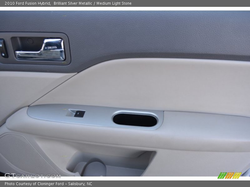 Brilliant Silver Metallic / Medium Light Stone 2010 Ford Fusion Hybrid