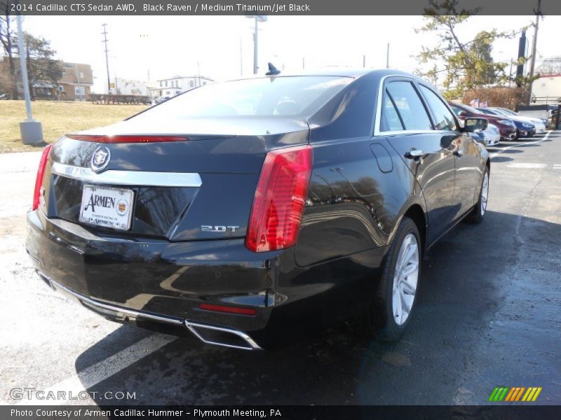 Black Raven / Medium Titanium/Jet Black 2014 Cadillac CTS Sedan AWD