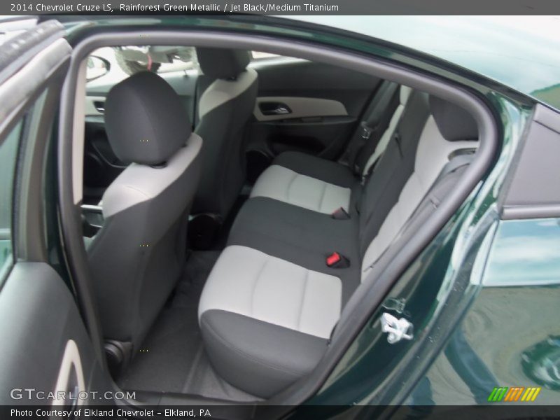 Rainforest Green Metallic / Jet Black/Medium Titanium 2014 Chevrolet Cruze LS