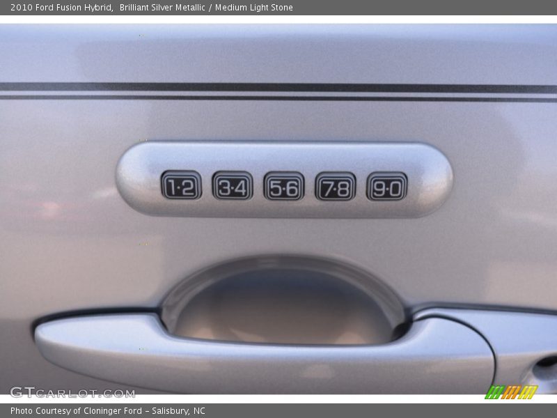 Brilliant Silver Metallic / Medium Light Stone 2010 Ford Fusion Hybrid