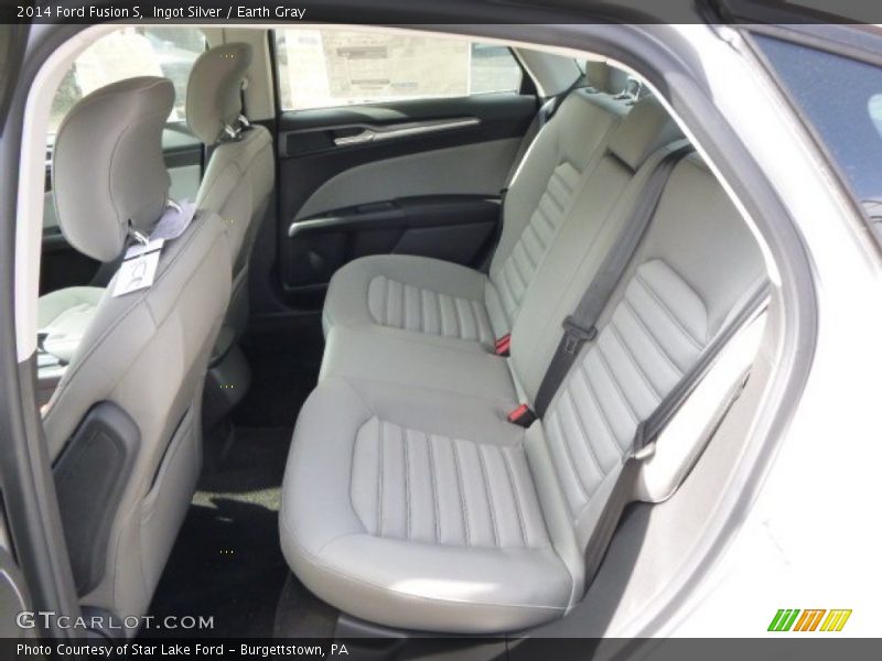 Ingot Silver / Earth Gray 2014 Ford Fusion S