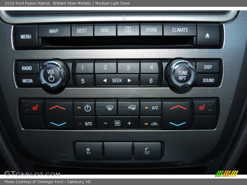 Brilliant Silver Metallic / Medium Light Stone 2010 Ford Fusion Hybrid