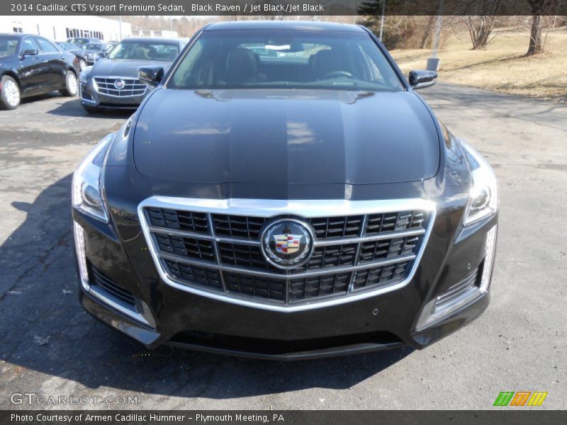 Black Raven / Jet Black/Jet Black 2014 Cadillac CTS Vsport Premium Sedan