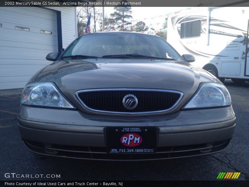 Arizona Beige Metallic / Medium Parchment 2002 Mercury Sable GS Sedan