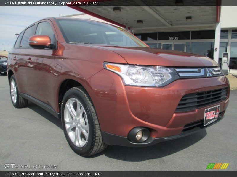 Copper Metallic / Black 2014 Mitsubishi Outlander SE