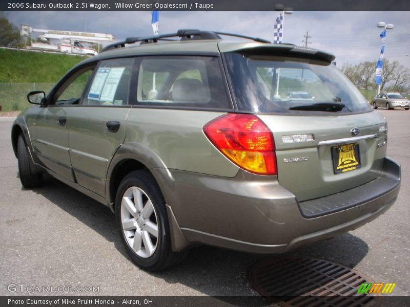 Willow Green Opalescent / Taupe 2006 Subaru Outback 2.5i Wagon