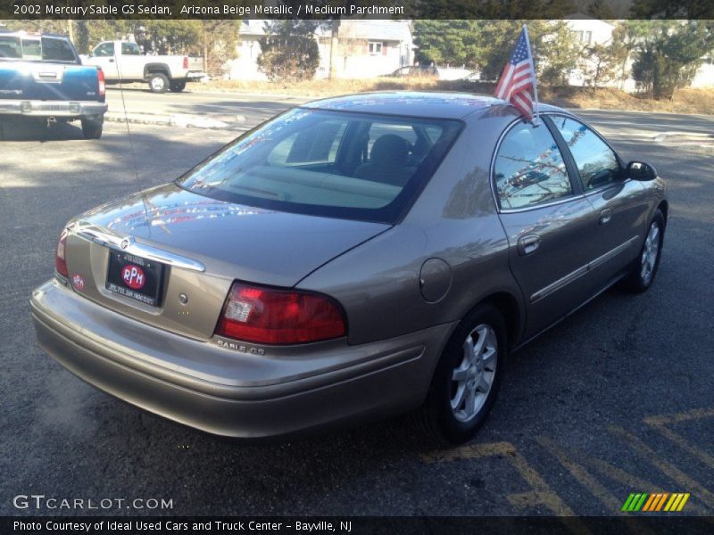 Arizona Beige Metallic / Medium Parchment 2002 Mercury Sable GS Sedan