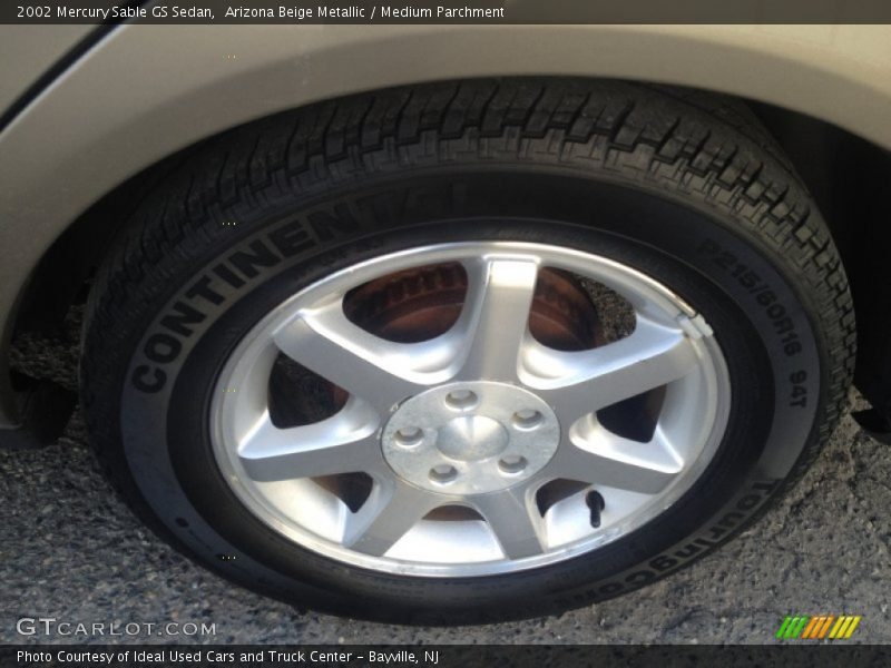 Arizona Beige Metallic / Medium Parchment 2002 Mercury Sable GS Sedan