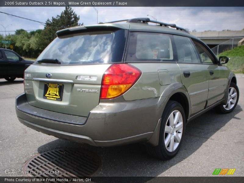 Willow Green Opalescent / Taupe 2006 Subaru Outback 2.5i Wagon