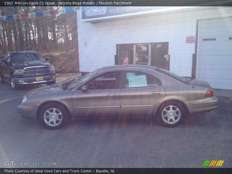 Arizona Beige Metallic / Medium Parchment 2002 Mercury Sable GS Sedan