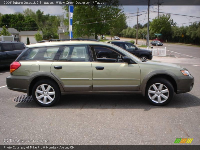 Willow Green Opalescent / Taupe 2006 Subaru Outback 2.5i Wagon