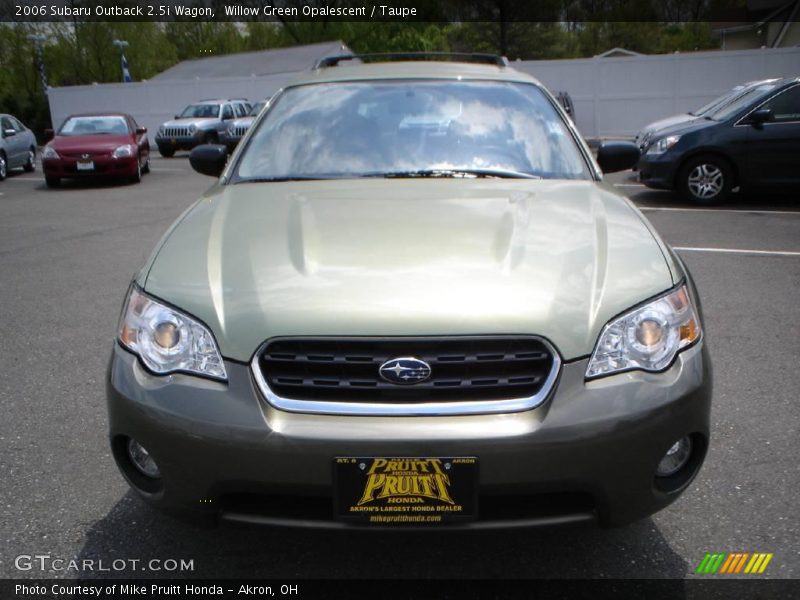 Willow Green Opalescent / Taupe 2006 Subaru Outback 2.5i Wagon