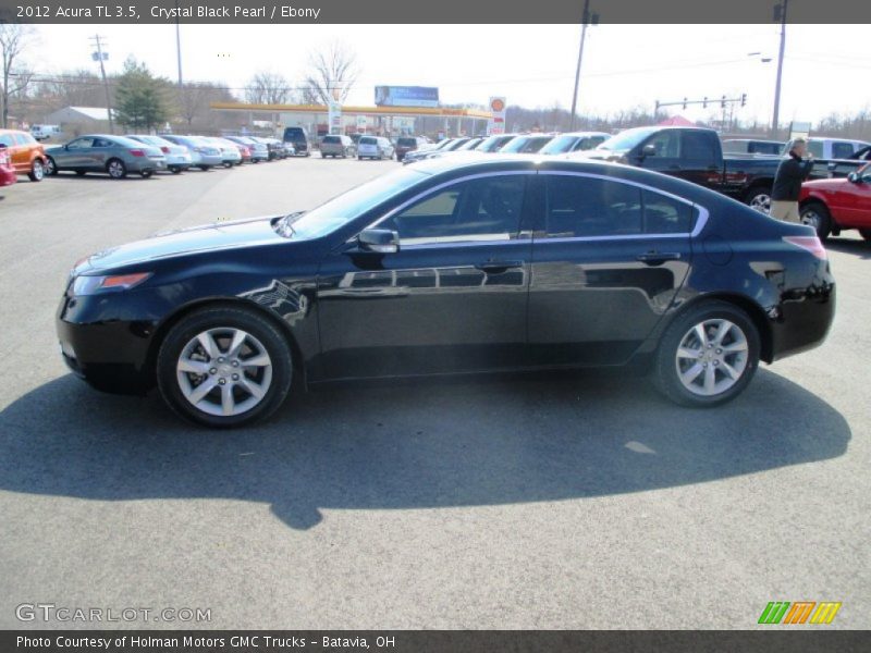 Crystal Black Pearl / Ebony 2012 Acura TL 3.5