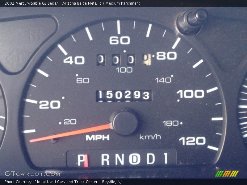 Arizona Beige Metallic / Medium Parchment 2002 Mercury Sable GS Sedan