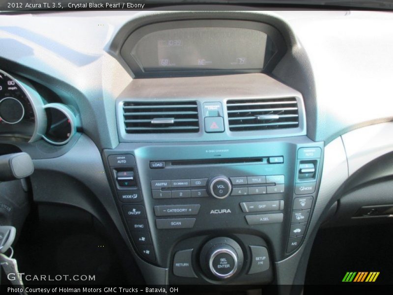 Crystal Black Pearl / Ebony 2012 Acura TL 3.5