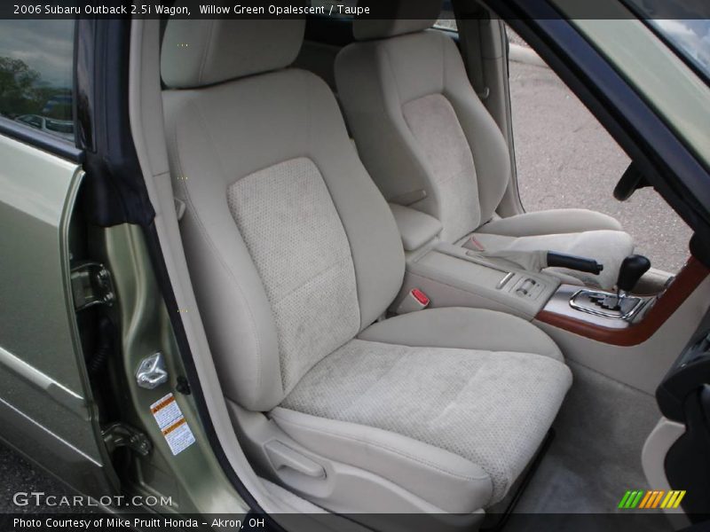 Willow Green Opalescent / Taupe 2006 Subaru Outback 2.5i Wagon