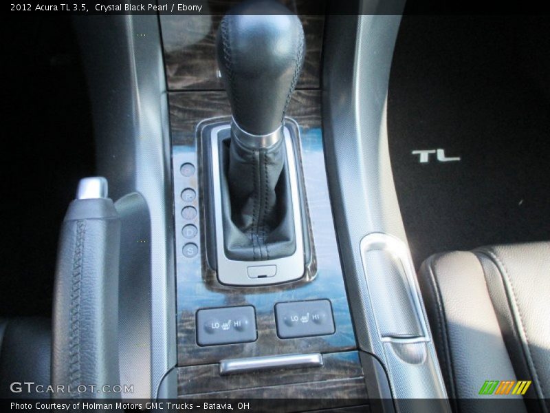 Crystal Black Pearl / Ebony 2012 Acura TL 3.5